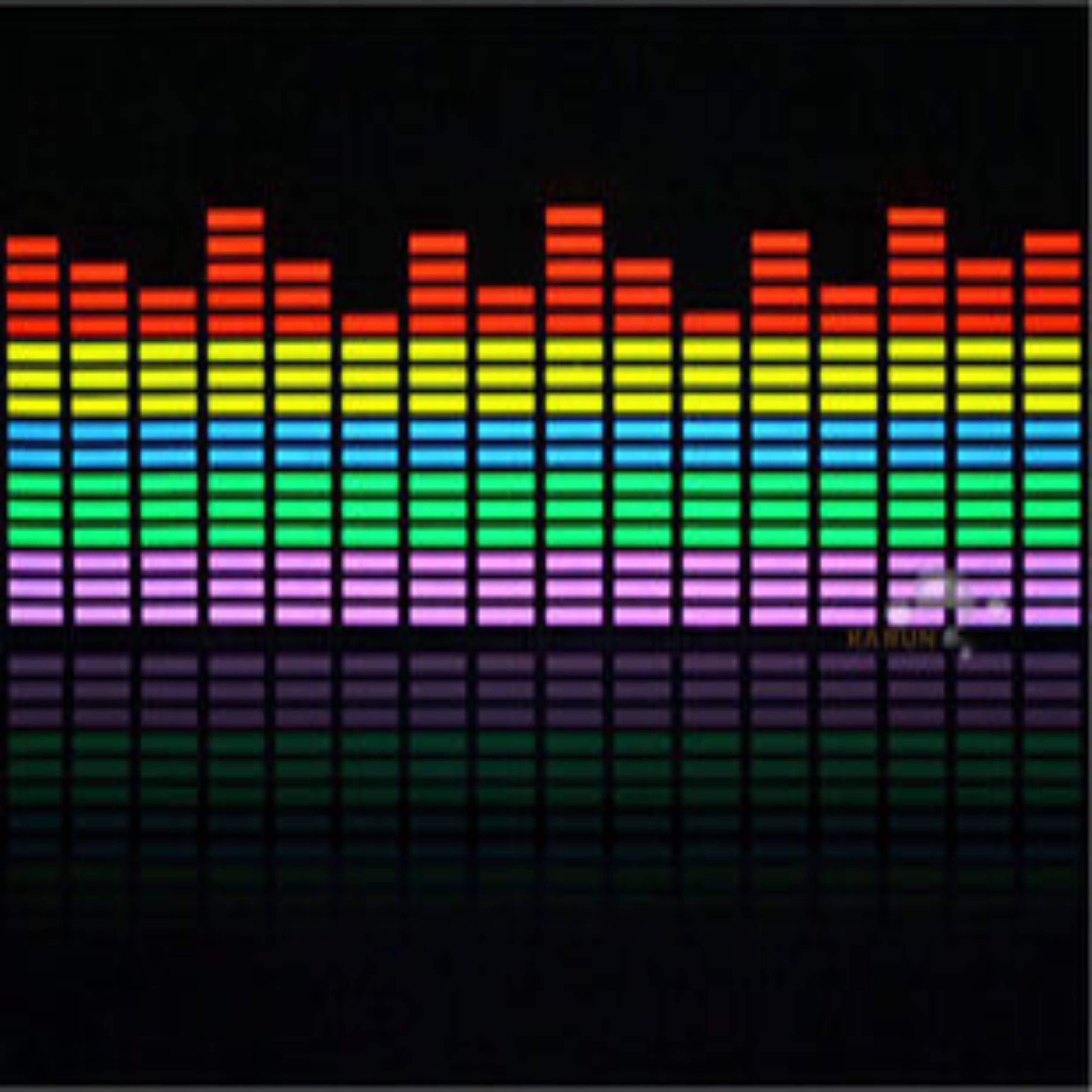 high brightness sound activated equalizer el car sticker