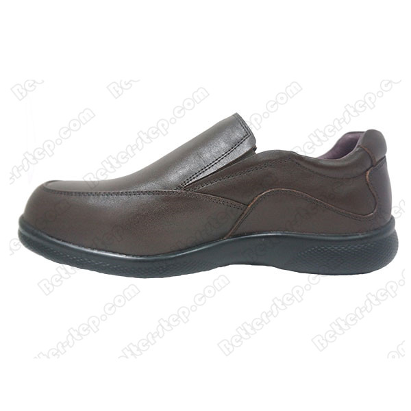 Better-step Leather Dibaetic Shoes For Men,Soft Lining and Durable Outsole,Fully adaptable,match diabetic shoes insert