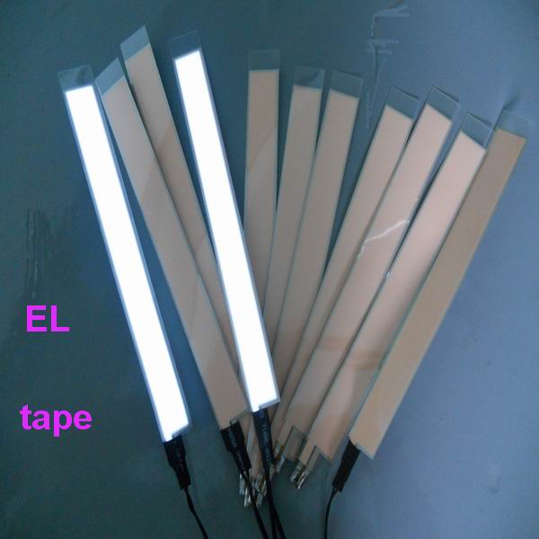 cute flexible decorative el backlight tape with multi colors and size
