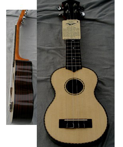 21" concert Ukulele Spruce solidwood four string guitar high quality AGUL21