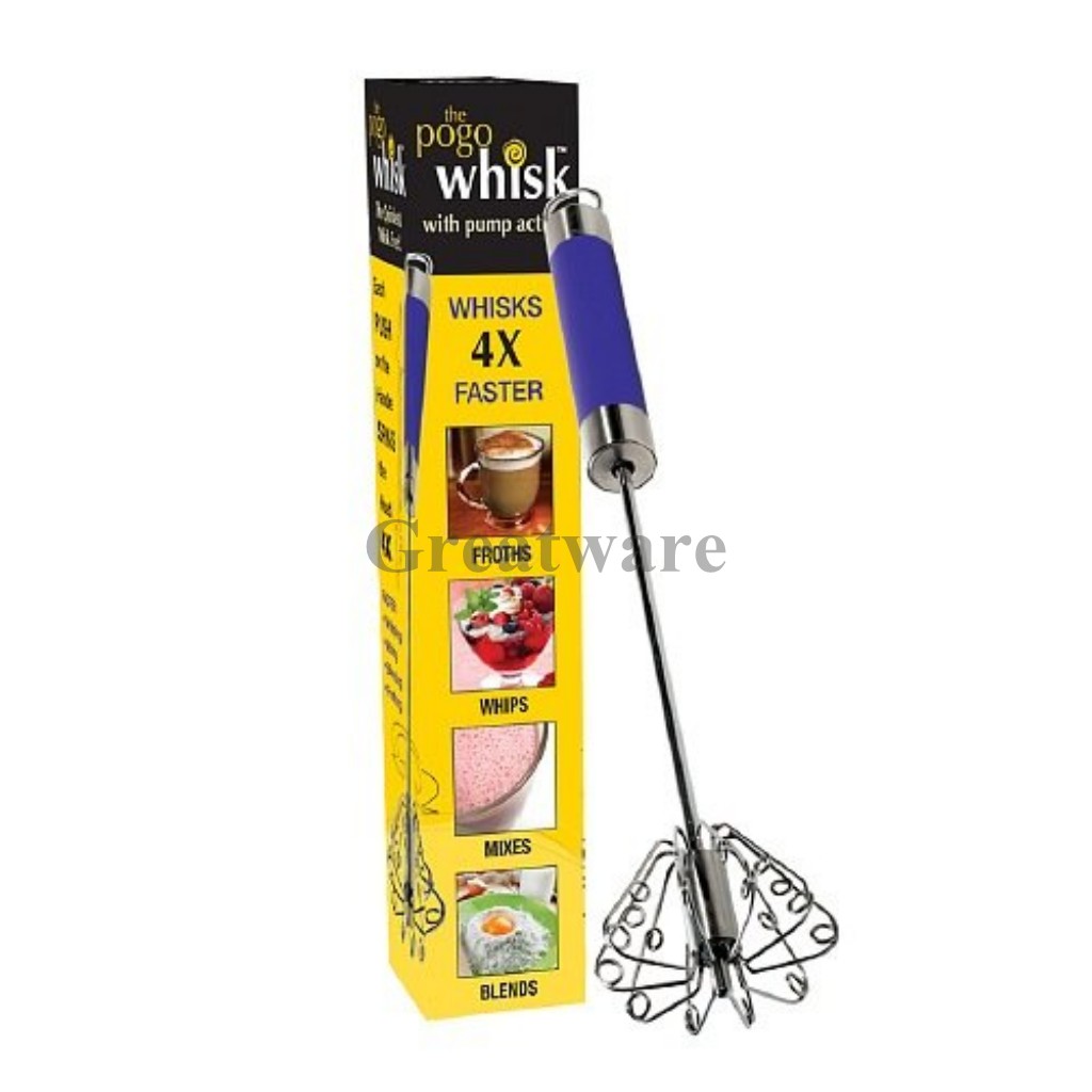 Rotating Whisk Milk Frothier Egg Mixer Blender For Health Drinks, Smoothies, Egg