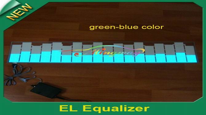 high bright kinetic design equalizer el car sticker