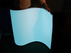 customized colorful el panel/ el backlight sheet