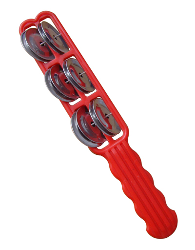 Six bells Plastic Jingle Stick / Music Toy / Kids musical instruments / Promotion gift AG-NL6-1