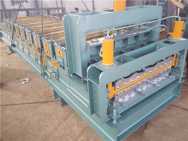 Double-Layer Galvanized Steel Sheet Roll Forming Machine