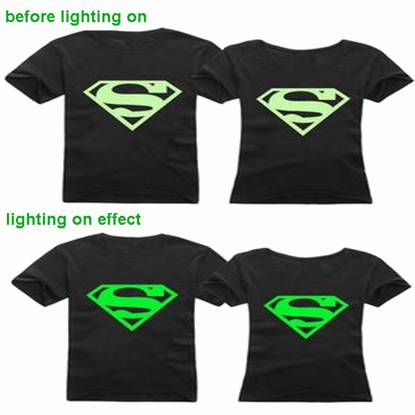 hot cake flashing superman t-shirt/cotton t-shirt/ custom t-shirt with customized design