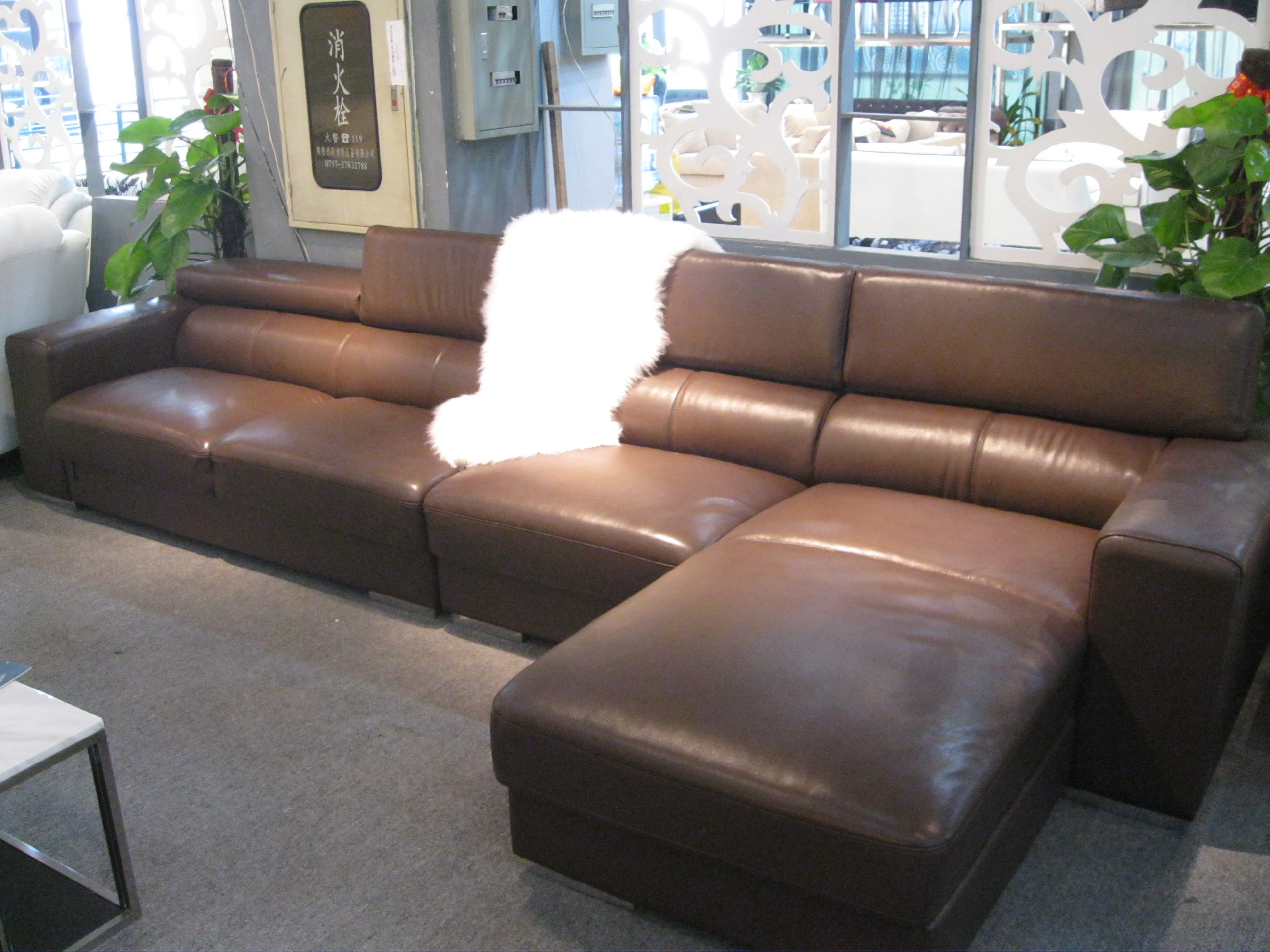 Luxury living room furniture sofas home furniture h956 1+3+chaise h967