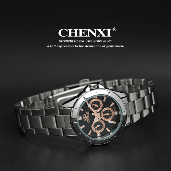 Rose Gold 019A61D 2 Colors Available Black White Wristwatches Man New Women's Watch Couples Lovers Gift Watch