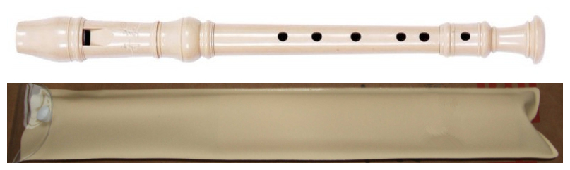 8 HOLE German/Baroque Soprano Recorder with ABS plastic shell low price-AG8A-3G/AG8A-3B
