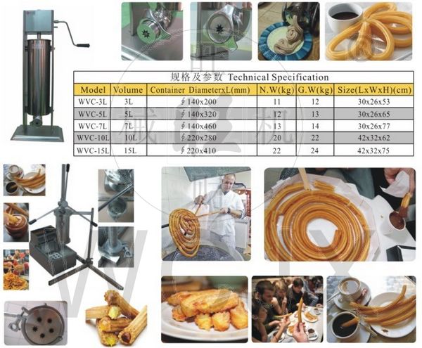 WVC-3L churro churrera maker/ making machine device