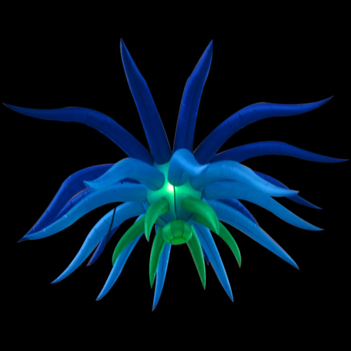 inflatable star with LED changing color and various style is very suitable for party decoration
