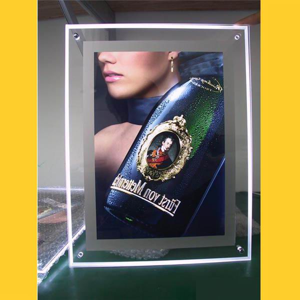 factory price advertising led light box/ crystal led light box/ super slim led light box