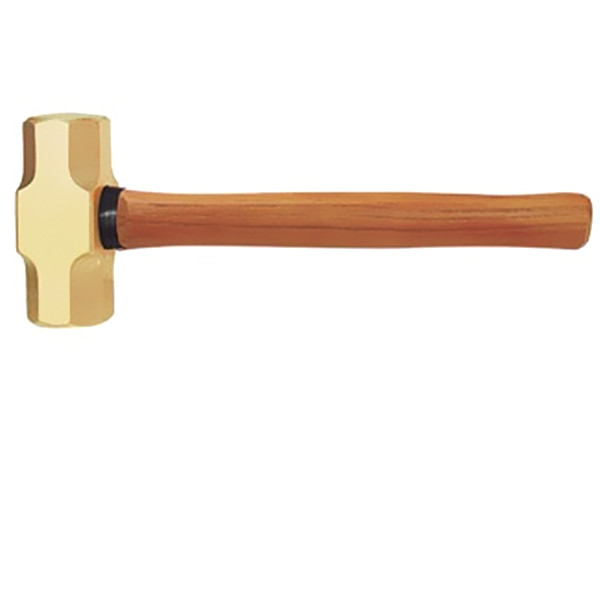 Explosion proof octagonal hammer with wood handle safety toolsTKNo.191G