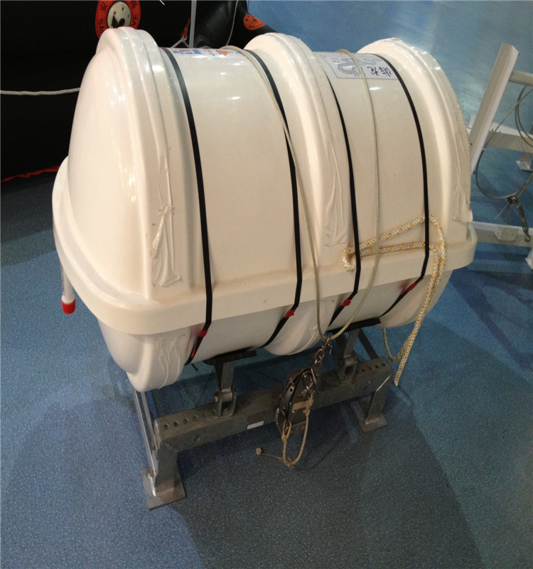 Marine Both Side of Acanopied Reversible Open Inflatable Life Raft