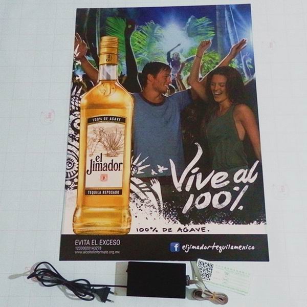 outdoor custom size animation el display, advertising el panel, advertising el poster
