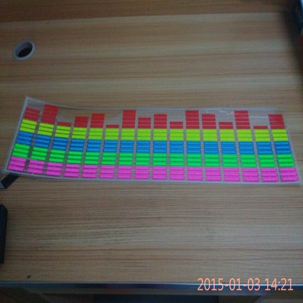 custom el car sticker, flashing car sticker, different size sticker for car