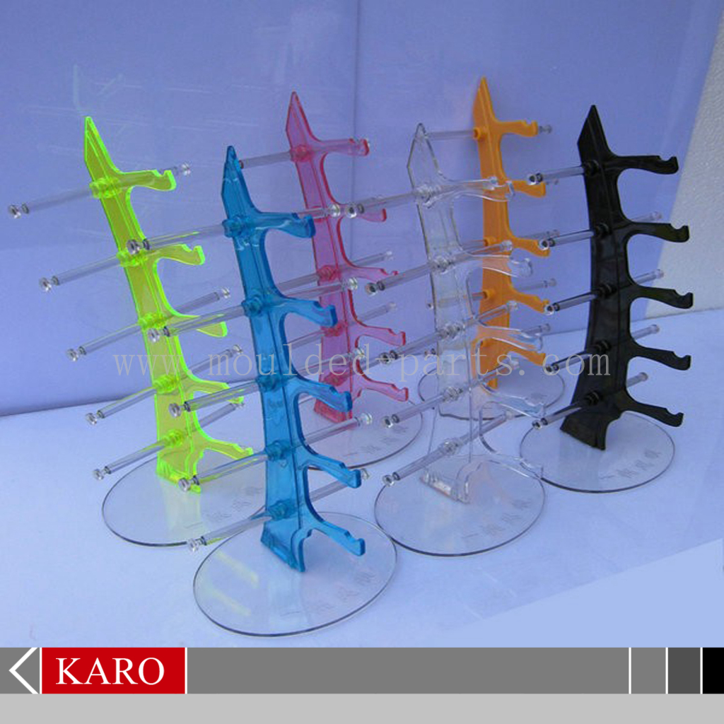 Acrylic sunglasses display rack