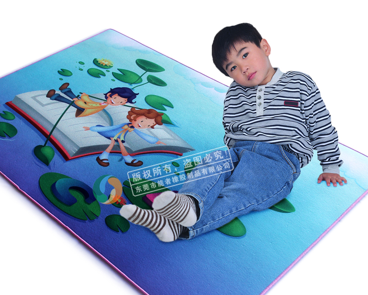 Waterproof and soft 3d floor mat, foot massage floor mat, kids play room floor mat