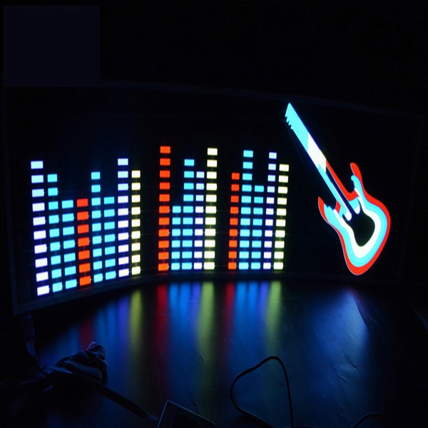 sound activated equalizer el car sticker/ sticker for car/ car decoration sticker