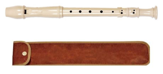 8 HOLE German/Baroque Soprano Recorder with ABS plastic shell low price-AG8A-6G