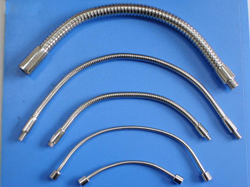 flexible metal pipe for earpiece/headset wires/flexible metal earphone arm, gooseneck pipe for lamp, gooseneck spring