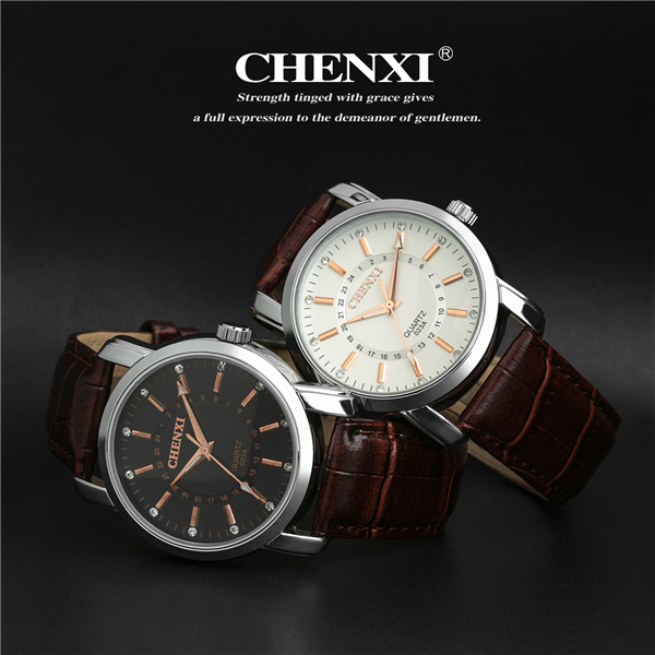 L023A6D Fashion Women Leather Watch CURREN Brand Watch Unisex Leather Western Watches Cheap Leather Watches