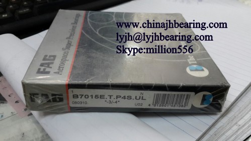 B7015.E.T.P4S.UL FAG High Speed Angular Spindle Ball Bearing,75 x 115 x 20 mm