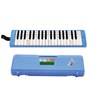 ABS Plastic Shell Copper board 37 key Melodica kids toy with plastic box-AGME37A-2