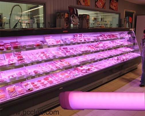 2015 hot sales 1200mm SMD2835 LED T8 pink tube
