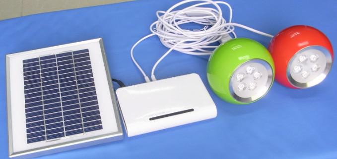 portable solar power generation with 50 meter remote controller, Apple shape LED bulbs for solar home
