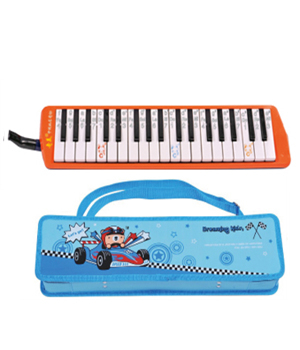 ABS Plastic Children/Kids toy 36 key Melodica with Cartoon leather box-AGME36A