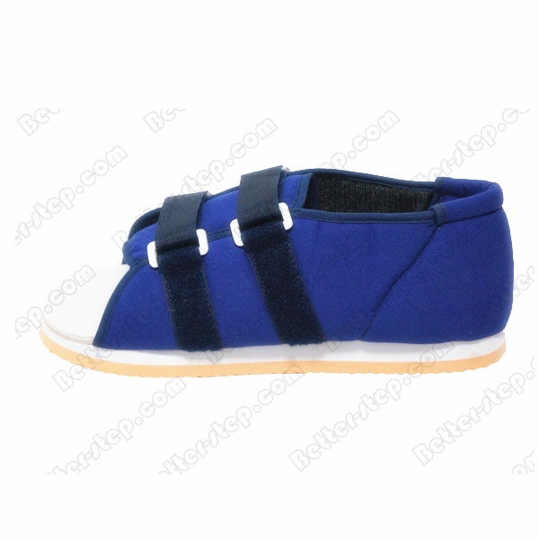 Padded Canvas Medical Plaster Cast Shoe,lightweight and convenient,soft sole and close velcro