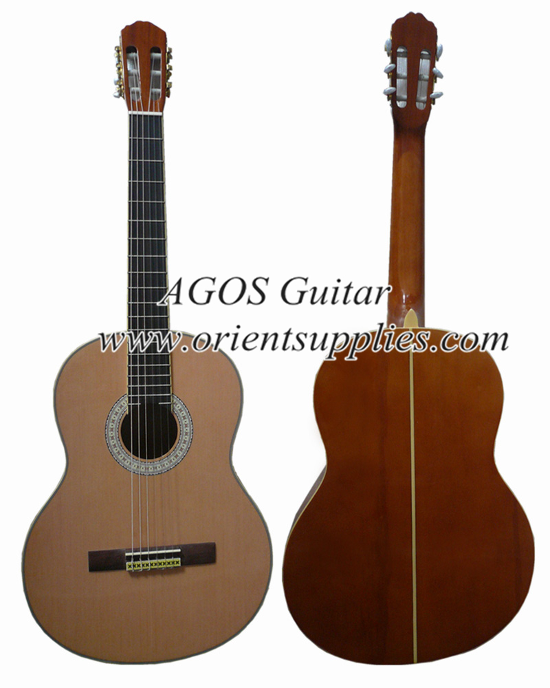39inch Spruce plywood Classical guitar white ABS 5 lines CG3920AW5