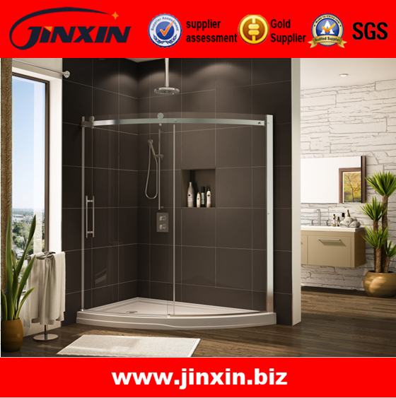 High quality product tempered glass bathtub frameless shower doors