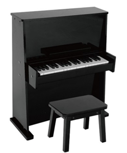 37 Key Upright Toy wooden piano Kid toy mini piano with stool U37B