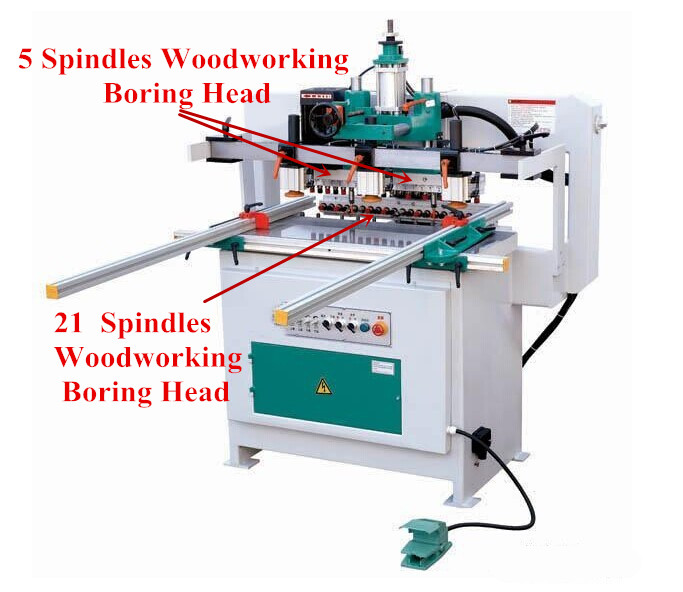 High quality 5spindles woodworking boring head/multiple spindle boring machine heads for drilling / drills the platoon