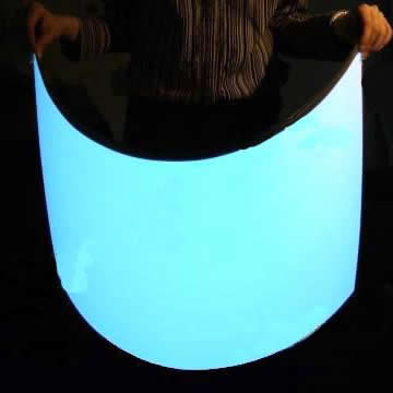 high quality flexible el sheet /el backlight panel with different size and color