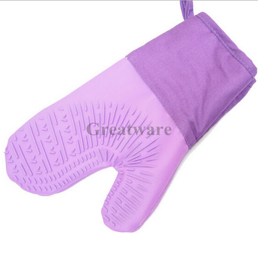 Heat Resistant Silicone Gloves Cotton Padded Liner