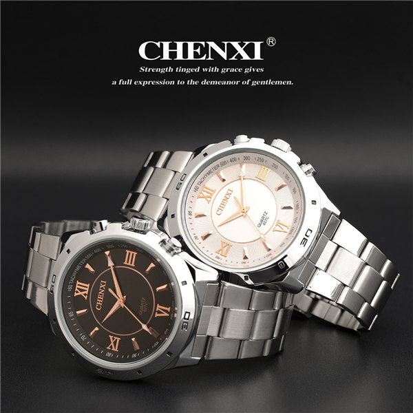 Rose Gold 027C Watch Luxury Cool Man's Watches Wholesale Price China Watch Market Japan Movt Stainless Steel Watch Man