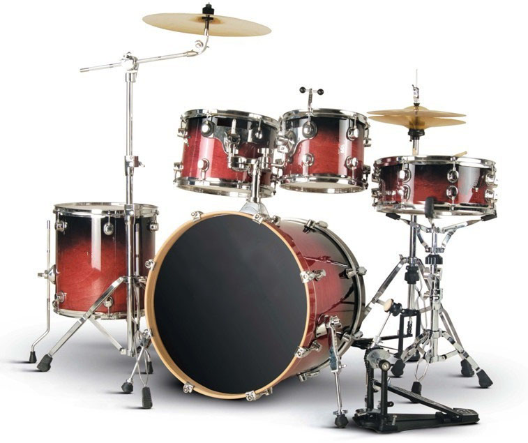 Quality Lacquered Series 5 drum set/drum kit various color-F504Q-1002
