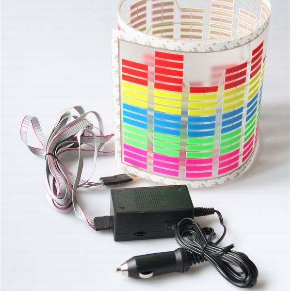 fashional sound activated equalizer el car sticker/ car graphic equalizer