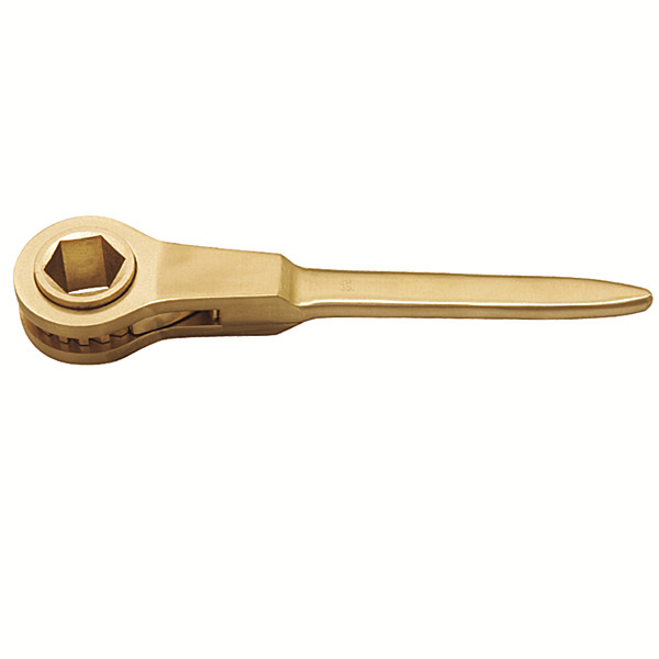 Explosion-proof heavy flat handle hexagon ratchet wrench safety tools TKNo.182