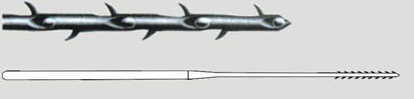 Barbed Broaches With Precise Processing Technology,High flexibility
