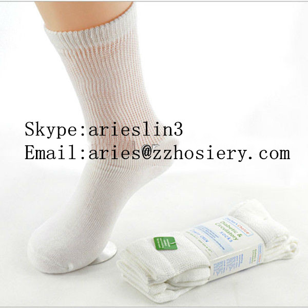 Antibacterial Loose Cuff Diabetic Footwear Sock