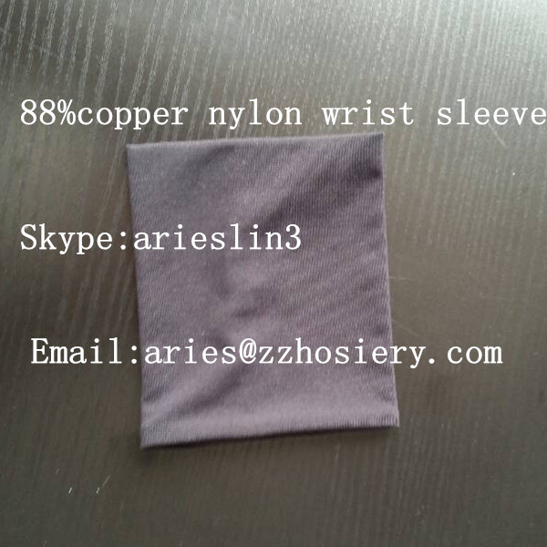 Manufacturer Anti-bacterial Copper Sleeve Wrist Pad
