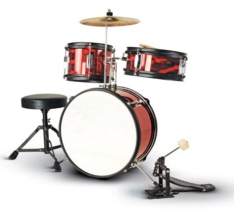 Low level cheap Practise PVC series 3 drum set/Percussion promotion -Z343S-801