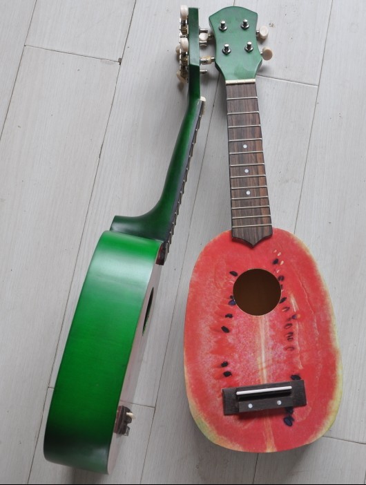 21" professional Ukulele fruit type Children Toy guitar wooden guitar AGUL07