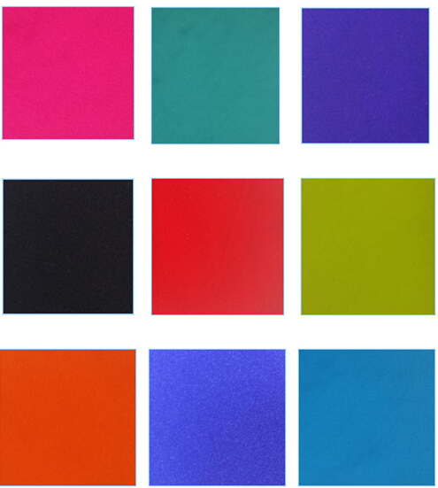 Sky blue cotton double sides flocking
