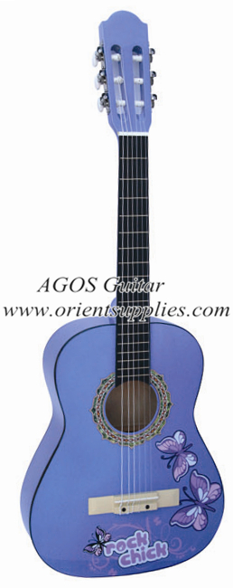 36inch Basswood guitar with decal Classical guitar Wooden guitar Toy guitar polished CG3610A-D