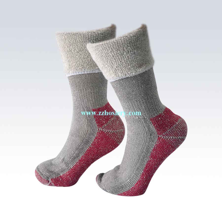 Merino wool-blend socks